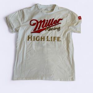 Miller High Life Racing T-shirt Size Large